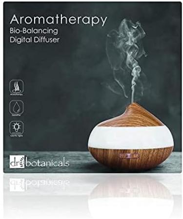 Dr. Botanicals Bio-Balance Aromatherapy Diffuser 130ml - 7 Color Lights, 2 Mist Modes - Whisper Quiet Air Purifier with Light Therapy - Buy Online on GoSupps.com