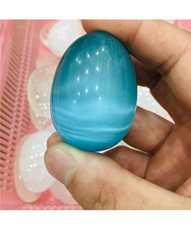 1PC Big Size Blue Cat's Eye Stone Egg Shaped Specimen Gemstone CrystalReiki Natural Stones and Minerals DecorativeStone ZJGIDTEM (Color : Plum) - Buy Online on GoSupps.com