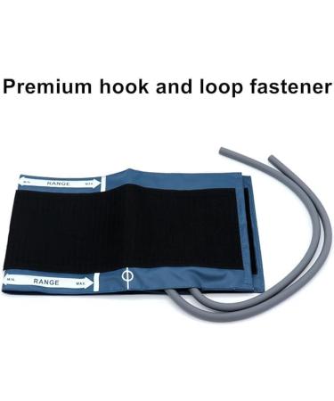 Universal NIBP Cuff for Adult 25-35cm Double Tube Reusable PU Replacement Blood Pressure Cuff No Connector. Adult Blue Pu+dual Tubes - Buy Online on GoSupps.com