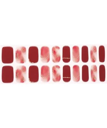 Zaubern gel4Home UV Wraps - Semi-Cured Gel Nail Wraps (Berry Star) | Shop Internationally for Stunning Nail Art - Buy Online on GoSupps.com