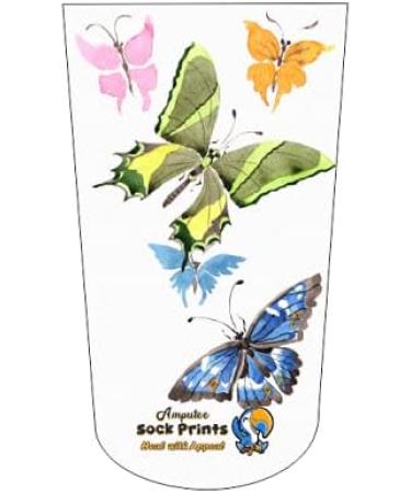 Heal with Appeal Amputee Stump Sock Butterfly Montage 003 V3 3Ply - Buy Online on GoSupps.com