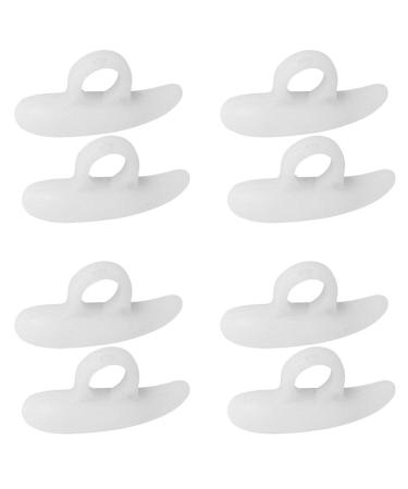 Healifty toe spreader hammer toe cushion correction hallux valgus upholstered finger brace splint toe rail for hallux valgus hammer toes chicken eye claws 4 pairs