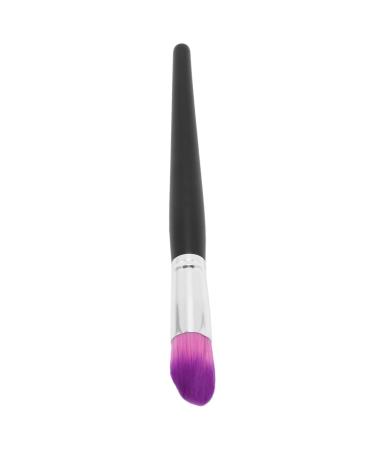 Jiklophg 1Pc Colorful Flame Top Tapered Brush Powder Foundation Brush Highlighter Brush Blending Beauty Tools Cosmetic #5 5# Eggplant Peak T-01-133