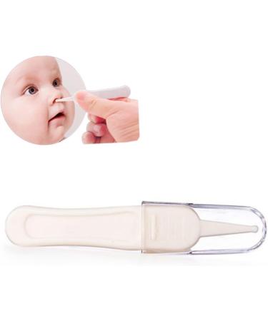 Healeved 6 Pcs Baby Nursing Cleaning Tools Set - Plastic Nose & Ear Tweezers for Newborn Safety Care - Nose Clip & Ear Pick Bag Included - Buy Online on GoSupps.com