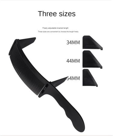 zabeto 1Set Positioning Comb Barber Hair Cutting Comb Salon Hairdressing Clipper Curved Comb for Men Hair Styling Tool Black - Buy Online on GoSupps.com