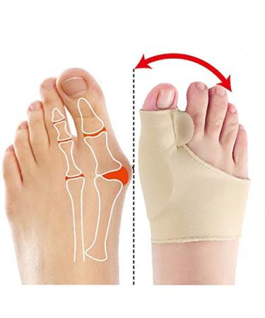 JIAHAO Silicone Bunion Corrector Socks - Hallux Valgus Toe Separator for Foot Care | Orthopedic Foot Relief - Buy Online on GoSupps.com