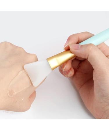 Beauty Makeup Tool Silicone Facial Mask Brush Hairless Face Makeup Applicator Mud Mask Brush DIY Mask Cosmetic Brush Blue - Buy Online on GoSupps.com