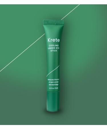 KRETE Cooling Under-Eye Stick with Liposomal Caffeine and Tripeptide-5 - Helps with Dark Circles and Puffiness Vegan & Cruelty-Free 15ml - Buy Online on GoSupps.com