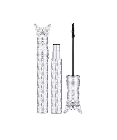 Waterproof Black Mascara with Small Brush, Long Lasting, Smudge-Proof, Voluminous Eyelashes, Gift (1pc)