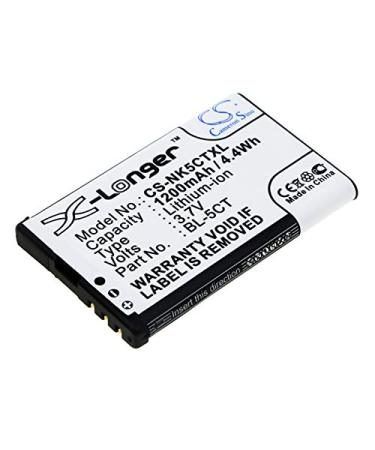 BELLV Battery Replacement for BL-5CT 6700 Classic Illuvial 6730 6730 Classic C3-01 C5 C5-00 C6-01