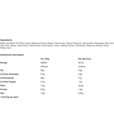 Space Raiders Saucy BBQ (36 x 25g Bags) PMP - Buy Online on GoSupps.com