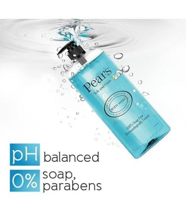 Soft & Fresh Shower Gel 750ml - SuperSaver XL Pump | 98% Pure Glycerine Soap-Free & Paraben-Free | International Shipping Available - Buy Online on GoSupps.com