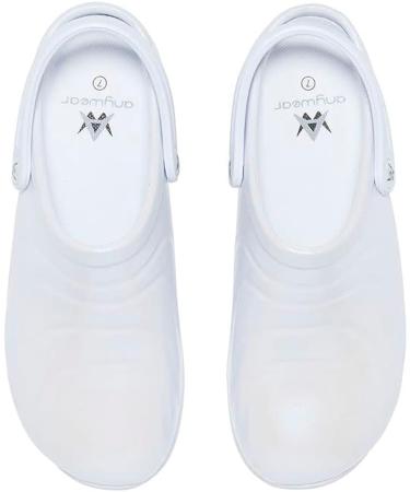 Anywear Zone Unisex Slip-Resistant Clog Nurse Shoes - Size 10 Glacier Pearl - Buy Online on GoSupps.com