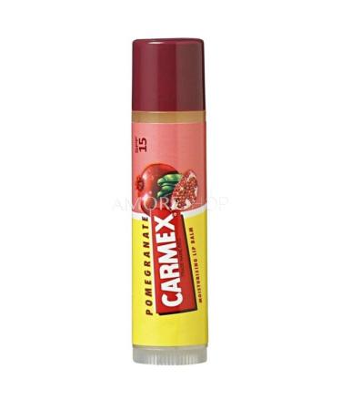 Carmex Pomegranate Ultra Moisturising Lip Balm SPF15 | Repair Dry Cracked Lips | 4.25g - International Shipping Available - Buy Online on GoSupps.com