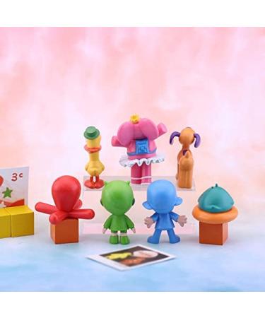 Pocoy0 Toys Set 7 PCS Cake Topper Mini Action Figures - Cartoon Characters Playset for Kids - Party Supplies Decorations - Buy Online on GoSupps.com