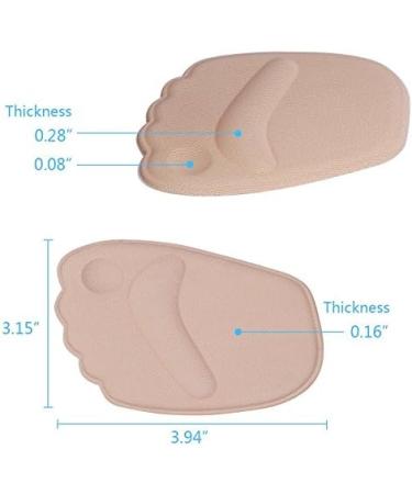 2 Pairs Heel Stickers & Insoles - Anti-Slip Shoe Cushions for High Heels | Skin-Friendly Pain Relief & Reduced Pressure - Buy Online on GoSupps.com