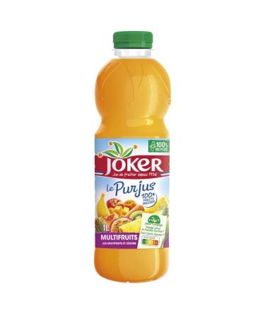 JOKER - Multifruit Juice 1L - Pack of 4 - Free Shipping