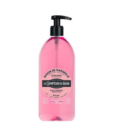 Le Comptoir du Bain Le Comptoir du Bain Extra Gentle Rose Marseille Soap 1L