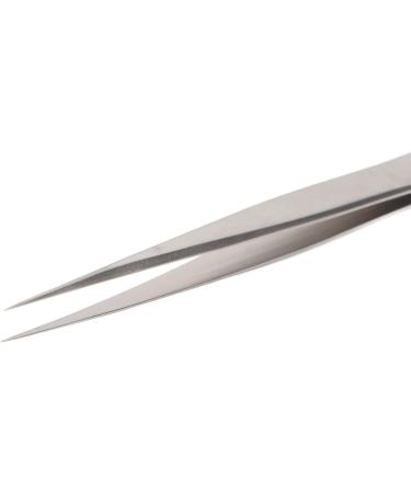 Premium Silver Straight Tweezers for Eyelash Transplantation & Extensions - Perfect for Precise Application - Buy Online on GoSupps.com