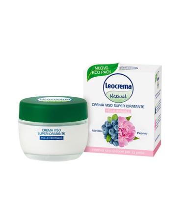 Leocrema Natural Super Moisturizing Face Cream with Blueberry and Peony 50 ml.