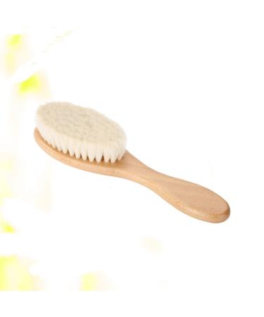 Buy NOLITOY Mustache Brush & Beard Straightening Comb - Wooden Facial Cleansing Brush for Men | Anti-static 15x4x2 CM - Buy Online on GoSupps.com
