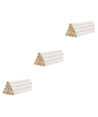 Healvian 30 STK Moxibusstauststauf Moxa Moxibusion-Kit Family gifts Household gifts Handmade sticks Wicketed stick Moxibusstation stripes White