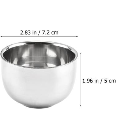 Beaupretty 2-Piece Metal Razor Brush & Bowl Shaving Set for Men | Facial Cleaning & Shaving Gift | 304# Steel - Buy Online on GoSupps.com