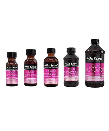 Mia Secret 8 oz Liquid Monomer: Professional Acrylic Nail System, MMA Free, USA Made - Buy Online on GoSupps.com