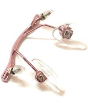 WEKIVA Replacement Metal Nose Pad Holder for Rimless Glasses - Pink Eyeglass Frame Nose Bridge Replacement (1 Piece) - Buy Online on GoSupps.com