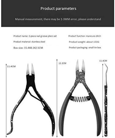 RIYAN Toenail Ingrown Nail Set Cuticle Nipper Clipper Edge Cutter Manicure Scissor Tool Pedicure Orange - Buy Online on GoSupps.com