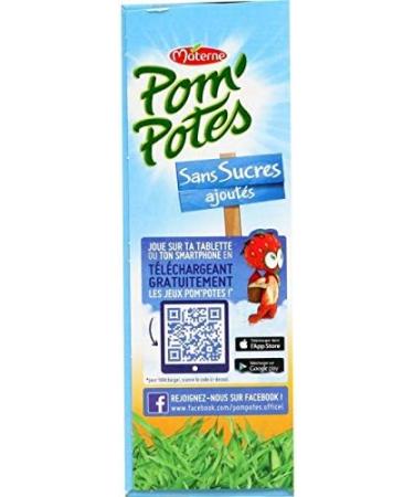 POM'POTES - Pomotes Without Added Sugar Yellow Fruits 360G - Pack of 4 - Buy Online on GoSupps.com