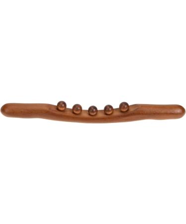 Lurrose 36cm Wood Massage Stick | Trigger Point Massage Roller for Muscle Release | Manual Back Massager & Hand Roller - Buy Online on GoSupps.com