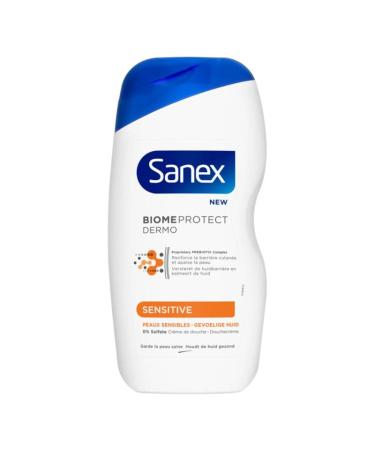Sanex SANEX Pack of 3 unisex "Dermo Sensitive" shower gels for sensitive skin 500 ml