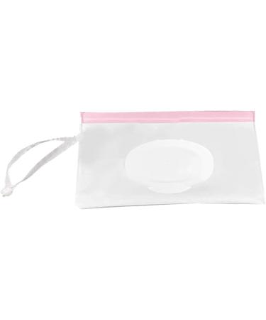 Wet Wipes Dispenser - Portable Wet Wipe Dispenser Bag | Reusable Travel Baby Wipes Dispenser Carrying Pouch for Diaper Bag Hondony Pink - Buy Online on GoSupps.com