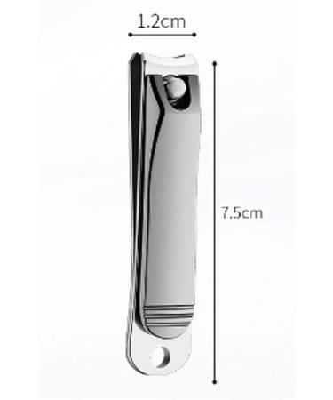 HCHGJKN Nail Clippers Adult Nail Clippers Stainless Steel Black Nail Clippers 82 * 63mm Stainless Steel Nail Clippers - Buy Online on GoSupps.com