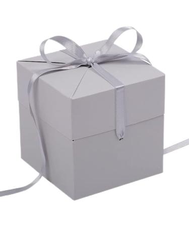 BUSHBABY Unisex Baby Comfort Blanket Gift Set - Plush Teddy Soft Toy in White Cube Box 10cm - Perfect 1st Birthday or Newborn Present - Buy Online on GoSupps.com