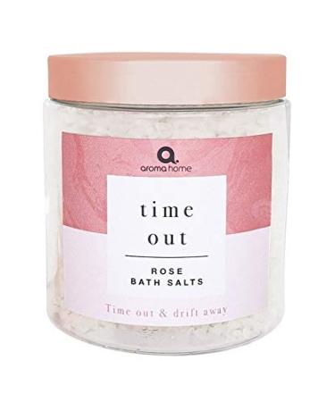 Aroma Home Time Out Bath Salt with rose scent relaxing pampering 730 g
