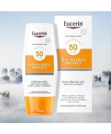 Eucerin Sun & Allergy Protection Sun Cream-Gel 50 High 150ml - Buy Online on GoSupps.com