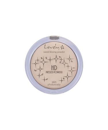 LOVELY LOVELY HD PRESSED POWDER TRANSPARENT MATTIFYING FACE POWDER WITH JOJOBA OIL 10G 10 GRAM