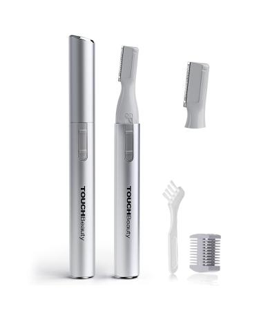 Eyebrow Trimmer: Facial Hair Removal for Women - 2 in 1 Eyebrow Razor and Hair Remover - Painless Epilator for Eyebrow, Lips, Body Sliver
