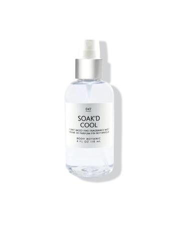 Soak'd Cool Fine Fragrance Mist 4 Fl Oz 118 Ml - a Sophisticated Cool Water Blend of Marine and Green Cooling Mint Crisp Apple Rich Cedarwood and Musk - with Plant Extracts - Buy Online on GoSupps.com