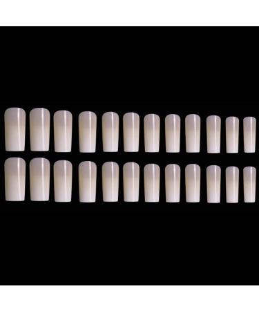 Shop Extra Long Coffin Nails - Kxamelie Ombre Pink Gel Full Covers for Women & Girls | Elegant Daily Work Mani - Buy Online on GoSupps.com