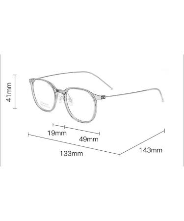 Parwana Round Computer Reading Glasses - Classic Anti-Blue Light Glasses for Fatigue Relief | Blue Color +0.00 Presbyopia - Buy Online on GoSupps.com