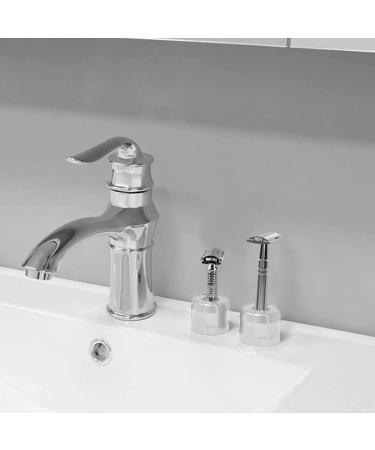 Frcolor Mini Razor & Toothbrush Holder | Aluminum Alloy Shaver Stand for Men | Travel-Friendly Razor Base Tool - Buy Online on GoSupps.com