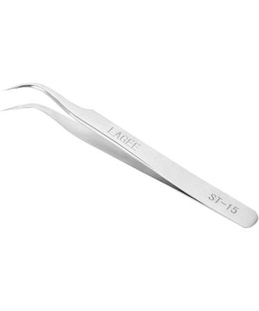 Durable Anti-Rust Safety Firm Eyelashes Extension Tool Comfortable Tweezers for Eyelash Grafting for Home Girls(ST-15) - Buy Online on GoSupps.com