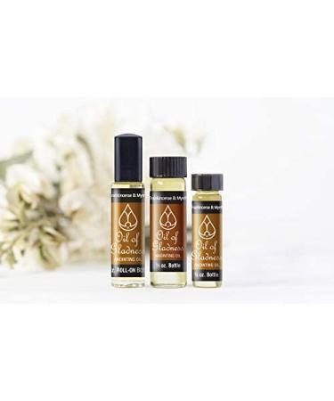 Frankincense and Myrrh Anointing Oil - 1/2 oz for Daily Prayer, Ceremonies, Blessings - Buy Online on GoSupps.com