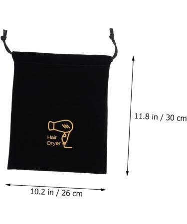 Hair Dryer Storage Bag Travel Hair Dryer Black Drawstring Bag Hair Dryer Bags Multifunctional Bag - Buy Online on GoSupps.com