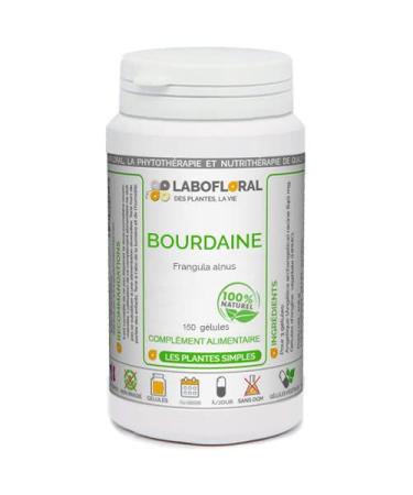 Bourdaine Labofloral 150 Capsules with a Strength of 250 mg - Dietary Supplement - Natural Laxative - Constipation - Made in France