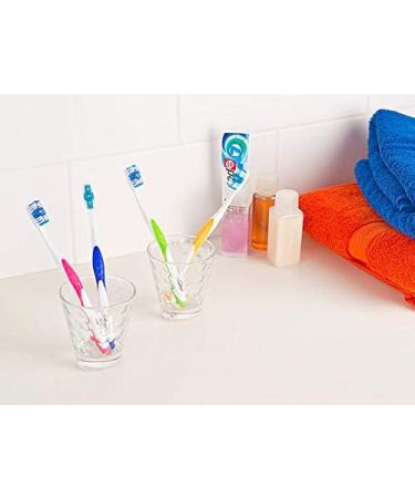 Newgen Medicals Toothbrush Large Pack - 12 Branded Toothbrushes with Tongue Cleaners Hard 4 Colors for Kids & Dental Care - Buy Online on GoSupps.com