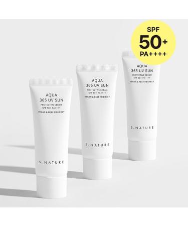  S.NATURE Aqua 365 UV Sun Protective Cream SPF 50+ PA++++ 40ml - Buy Online on GoSupps.com